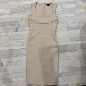Marciano Beige Midi  Dress